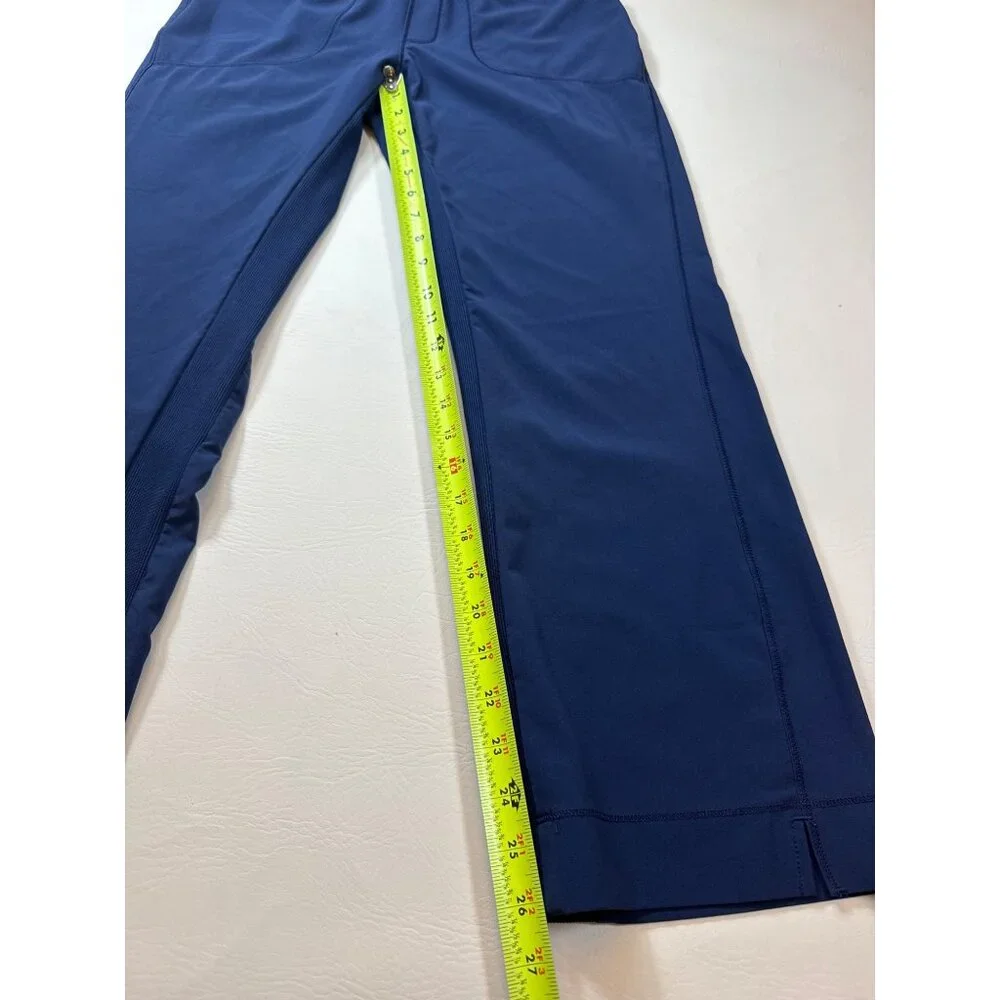 Infinity Wmns 4 Pocket Stretch Drawstr. Navy Scrub Pant small Petite (bin GG157) - Picture 8 of 10